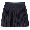 Kinderrock mit Glitzer Marineblau 104