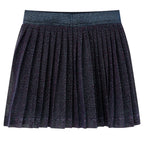 Kinderrock mit Glitzer Marineblau 104