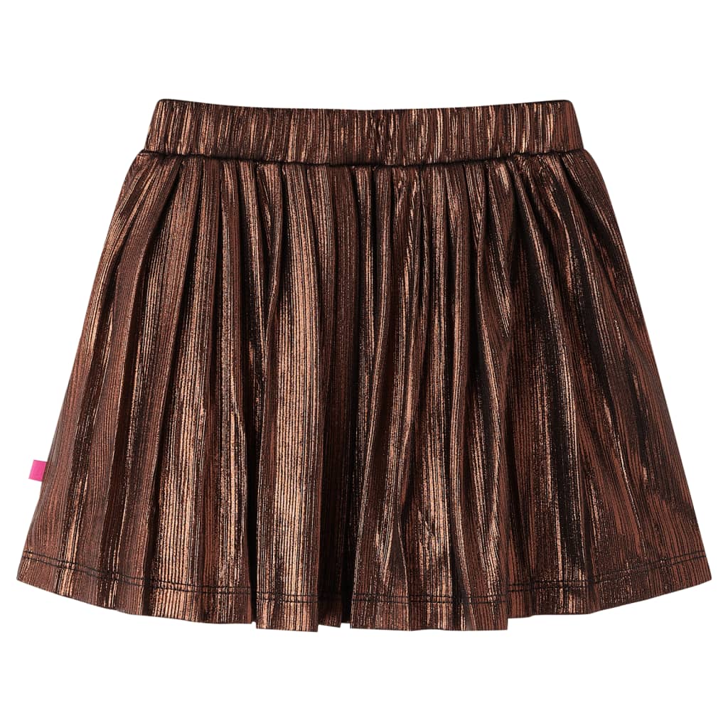 Kinderrock mit Glitzer Cognac 92