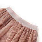 Kinderrock mit Glitzer Zartrosa 104