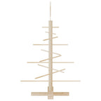 vidaXL Weihnachtsbaum Holz zum Schmücken 75 cm Massivholz Kiefer