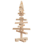 vidaXL | Holz Weihnachtsbaum | natürlich 60 cm Massivholz Kiefer