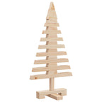 vidaXL | Holz Weihnachtsbaum | natürlich 60 cm Massivholz Kiefer