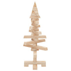 vidaXL | Holz Weihnachtsbaum | natürlich 60 cm Massivholz Kiefer