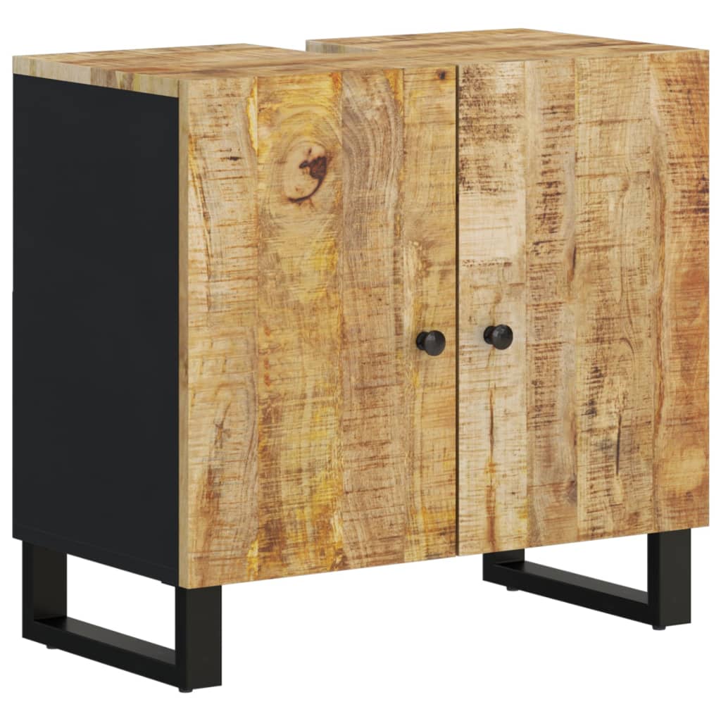 vidaXL 4-tlg. Badmöbel-Set Massivholz Mango