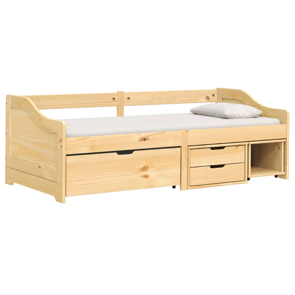 vidaXL Tagesbett mit 3 Schubladen IRUN 90x200 cm Massivholz Kiefer