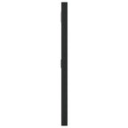 vidaXL Wandspiegel Schwarz 30x30 cm Quadratisch Eisen