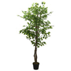 vidaXL Ficusbaum Künstlich 630 Blätter 120 cm Grün