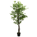 vidaXL Ficusbaum Künstlich 1260 Blätter 200 cm Grün