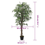 vidaXL Ahornbaum Künstlich 504 Blätter 150 cm Grün