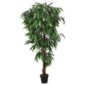 vidaXL Mangobaum Künstlich 600 Blätter 150 cm Grün