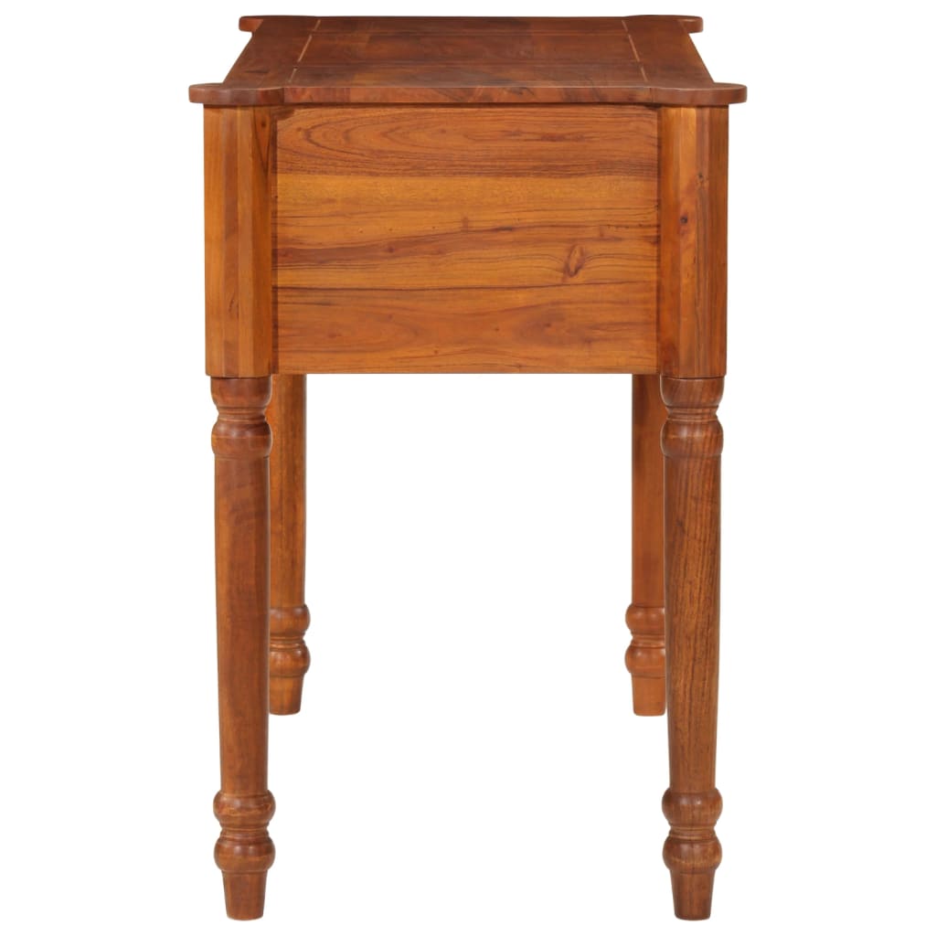 vidaXL Schreibtisch mit Schubladen 110x50x76 cm Massivholz Akazie