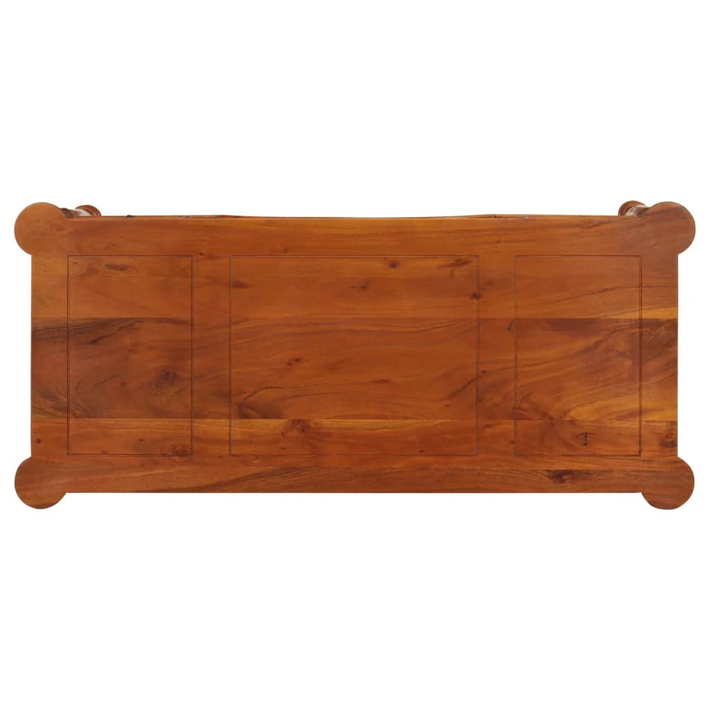 vidaXL Schreibtisch mit Schubladen 110x50x76 cm Massivholz Akazie