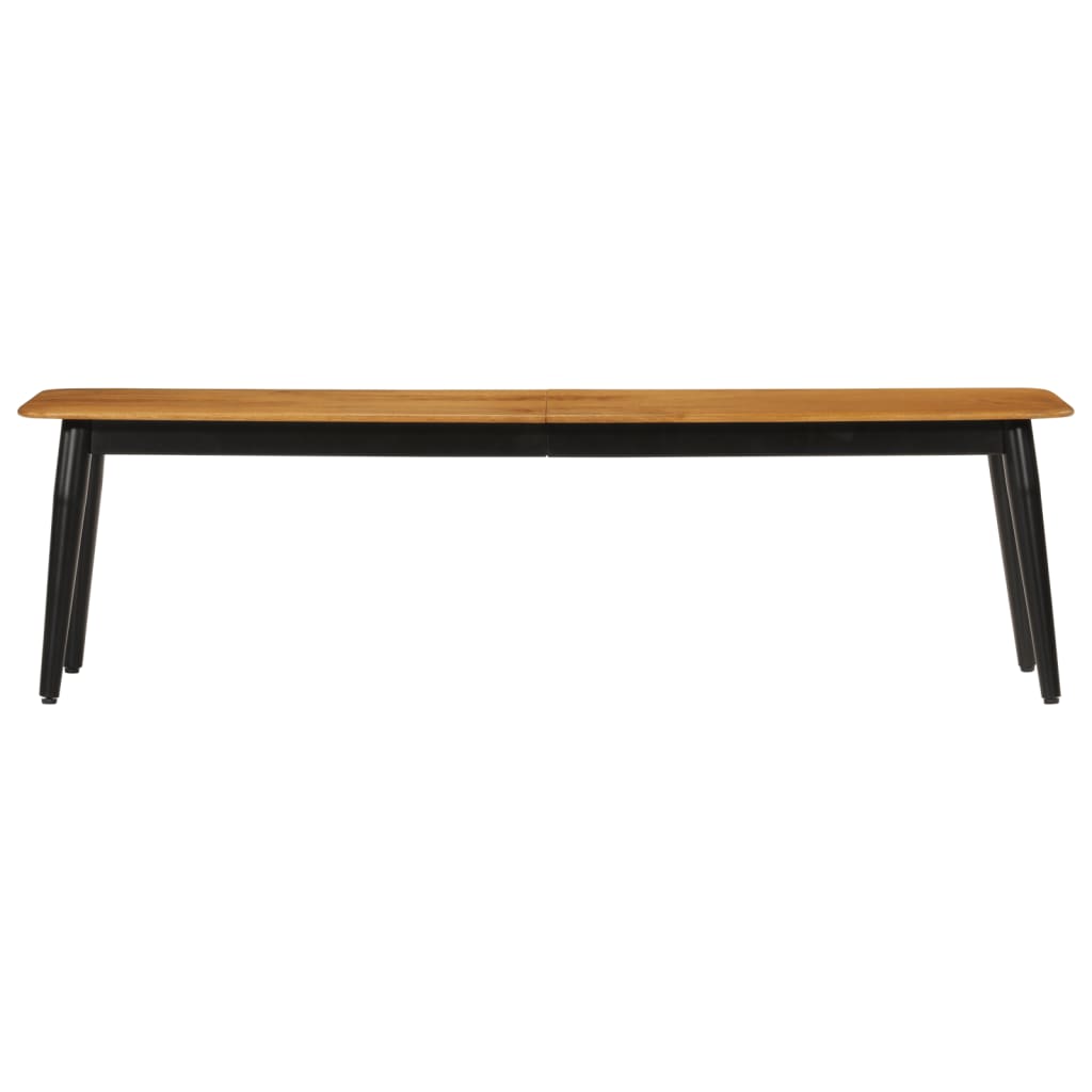 vidaXL Sitzbank 160x40x45 cm Massivholz Mango und Eisen