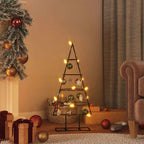 vidaXL | Metall Weihnachtsbaum | 60 cm Pulverbeschichteter Stahl