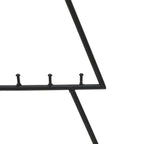 vidaXL Metall-Weihnachtsbaum Deko Schwarz 60 cm