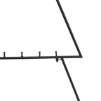 vidaXL Metall-Weihnachtsbaum für Dekorationen Schwarz 90 cm