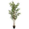 vidaXL Bambusbaum Künstlich 1380 Blätter 200 cm Grün