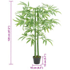 vidaXL Bambusbaum Künstlich 384 Blätter 120 cm Grün