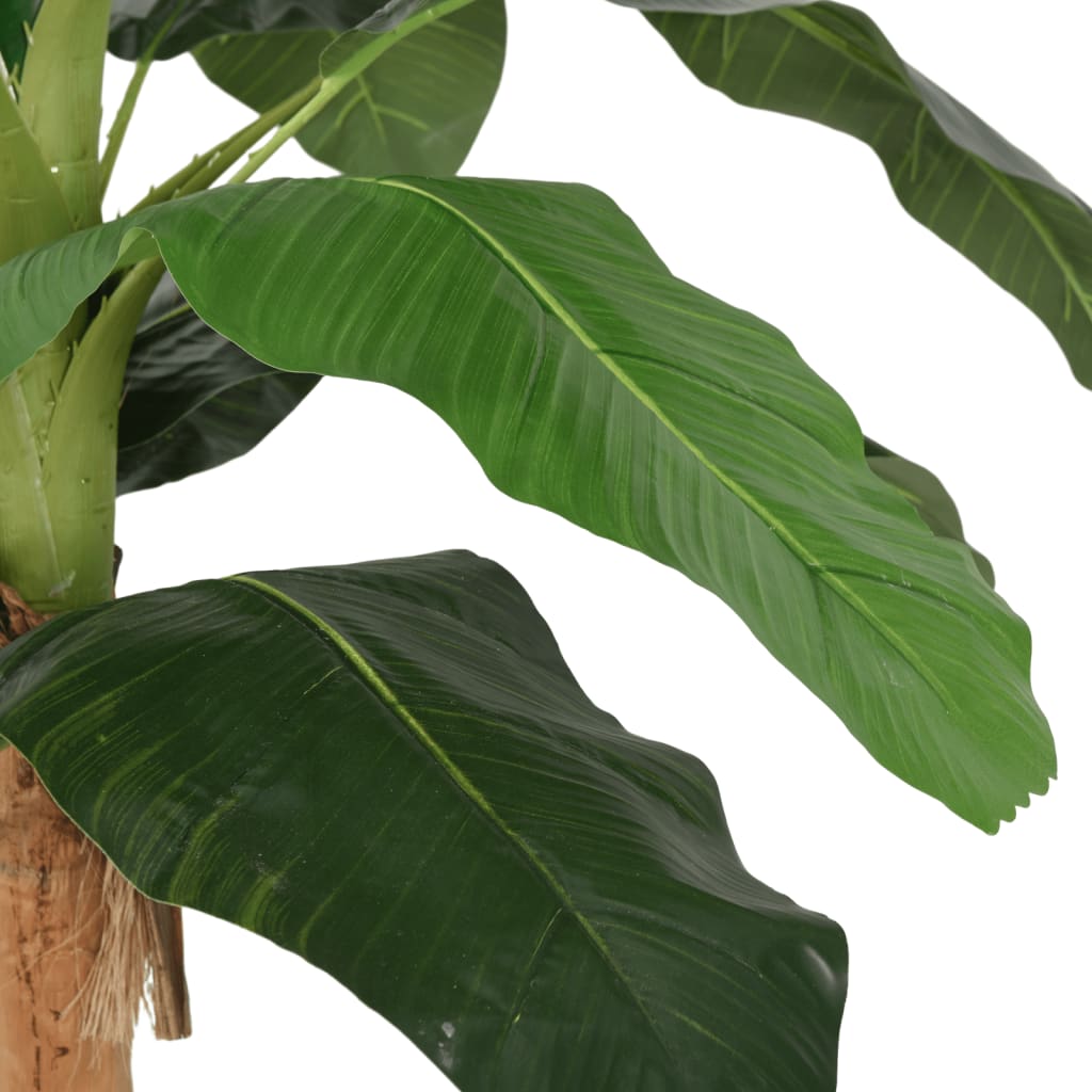 vidaXL Bananenbaum Künstlich 22 Blätter 200 cm Grün