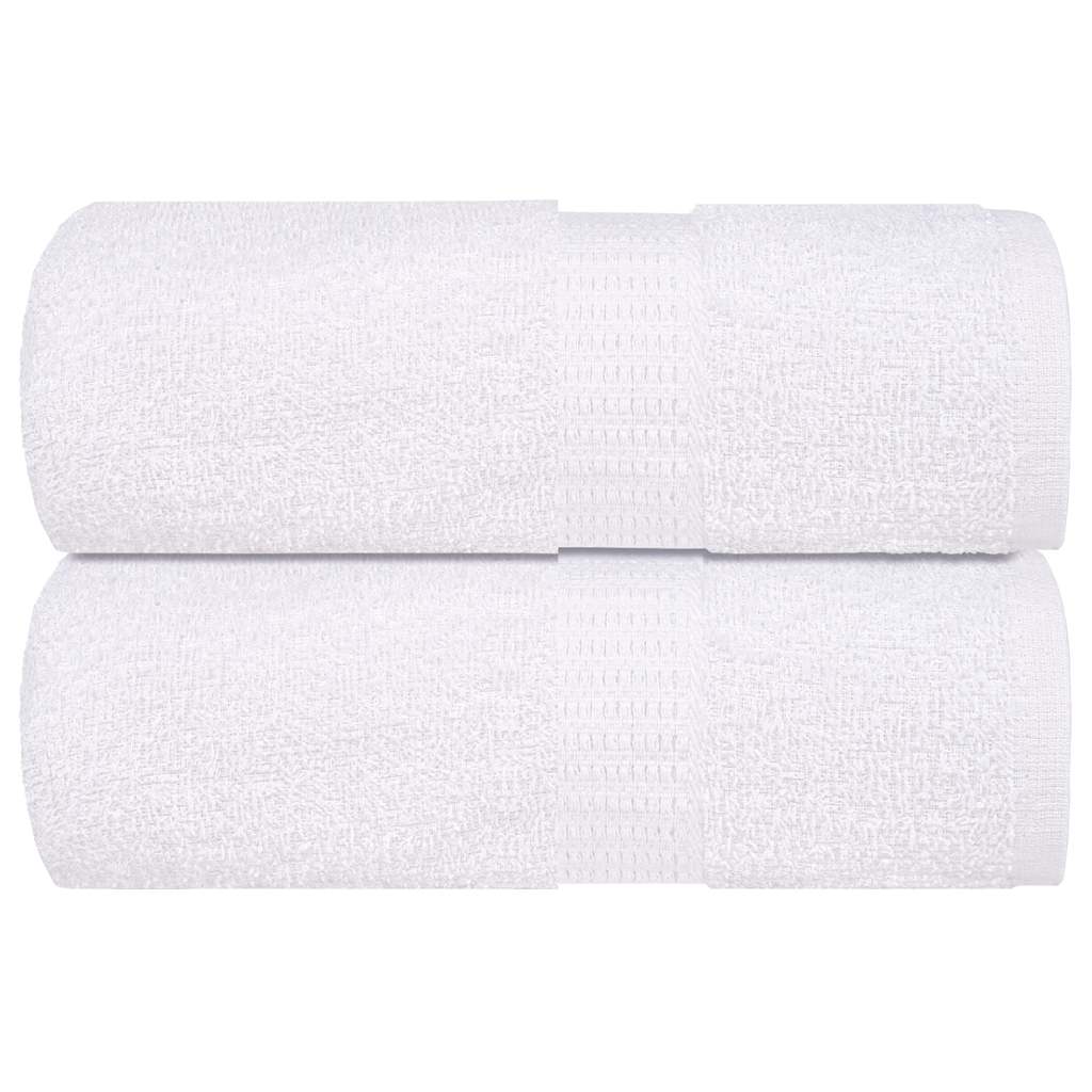 vidaXL Waschlappen FROGN 2 Stk. Weiß 15x21 cm 360 g/m²