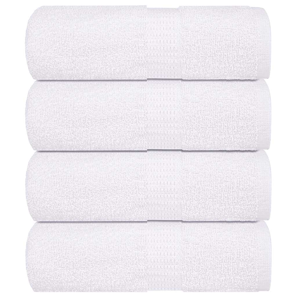 vidaXL Waschtücher FROGN 4 Stk. Weiß 30x30 cm 360 g/m²