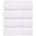 vidaXL Waschtücher FROGN 4 Stk. Weiß 30x30 cm 360 g/m²