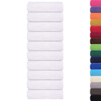 vidaXL Waschtücher FROGN 50 Stk. Weiß 30x30 cm 360 g/m²