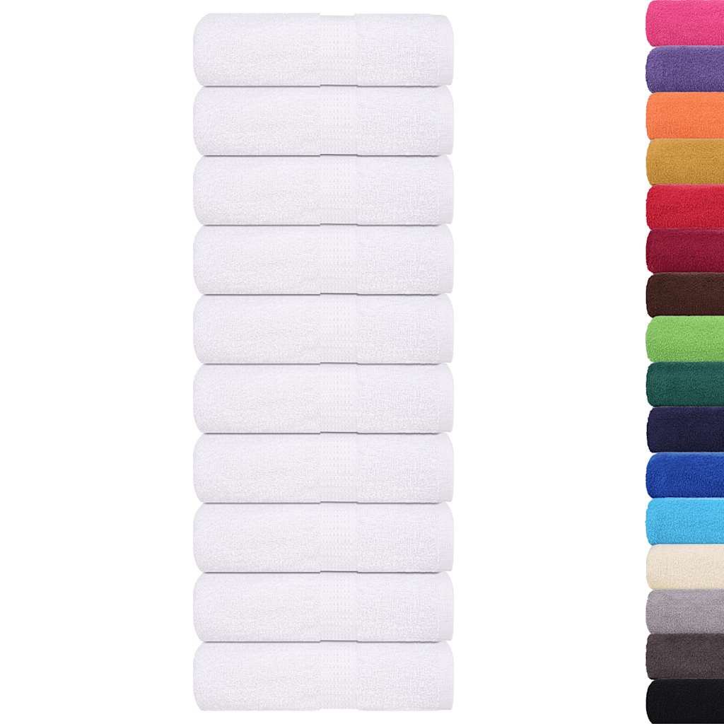 vidaXL Waschtücher FROGN 50 Stk. Weiß 30x30 cm 360 g/m²