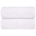 vidaXL Gästetücher FROGN 2 Stk. Weiß 30x50 cm 360 g/m²