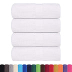 vidaXL Gästetücher FROGN 4 Stk. Weiß 30x50 cm 360 g/m²