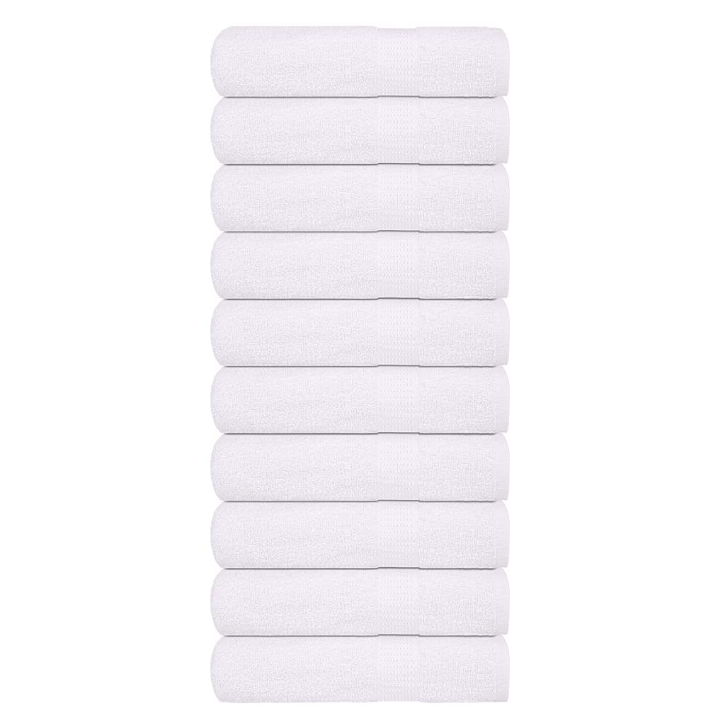 vidaXL Handtücher FROGN 10 Stk. Weiß 50x100 cm 360 g/m²