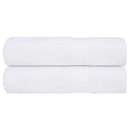 vidaXL Duschtücher FROGN 2 Stk. Weiß 70x140 cm 360 g/m²