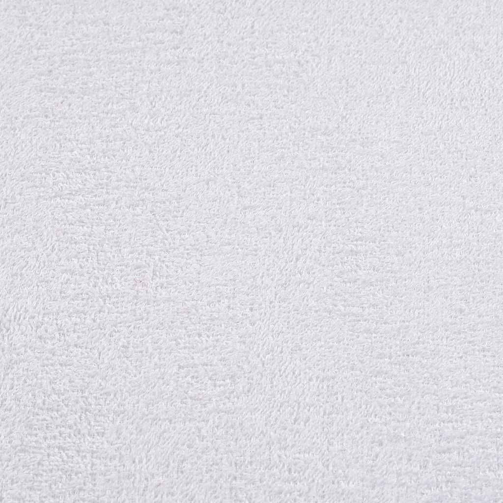 vidaXL Duschtücher FROGN 10 Stk. Weiß 70x140 cm 360 g/m²