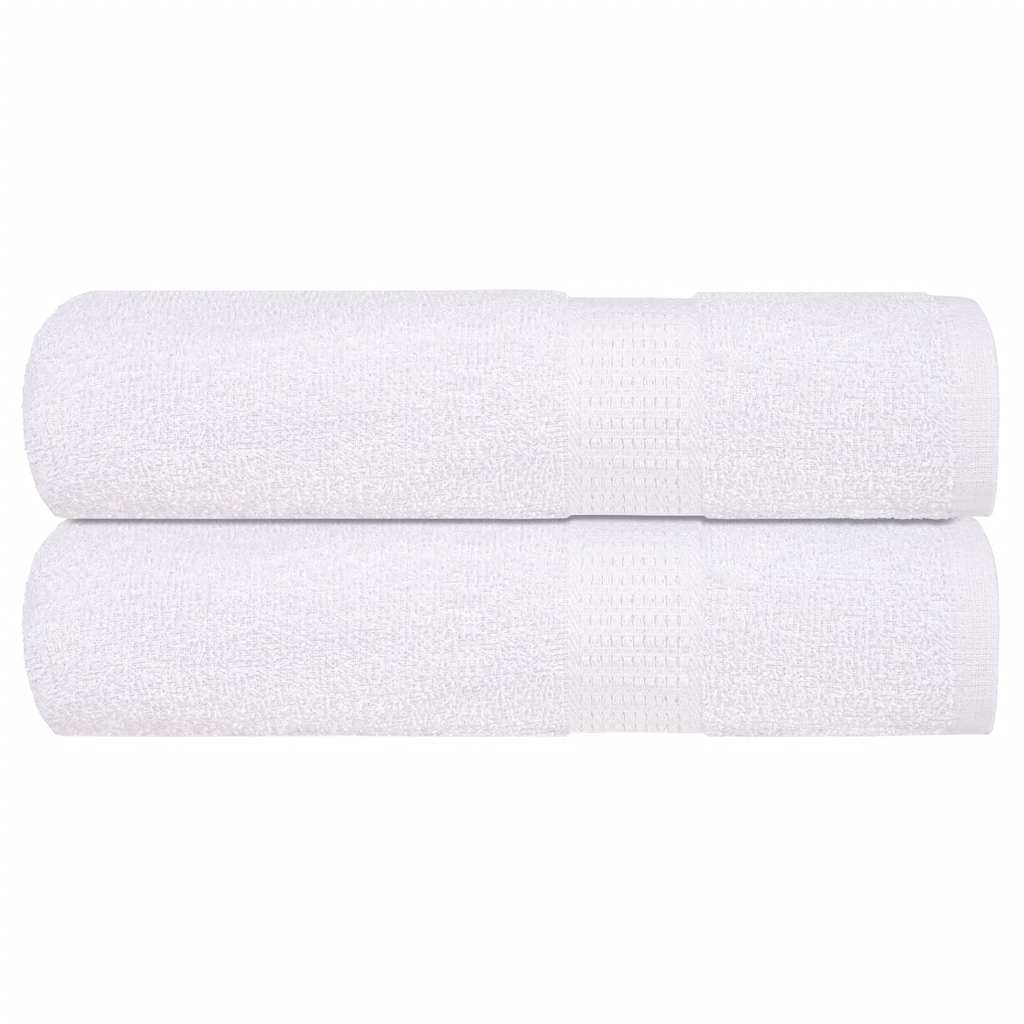 vidaXL Badetücher FROGN 2 Stk. Weiß 100x150 cm 360 g/m²
