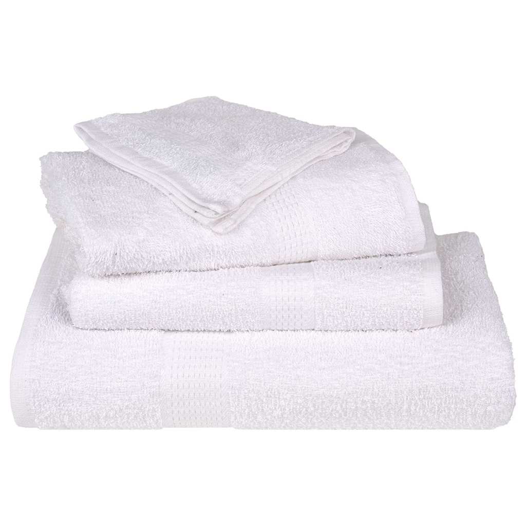 vidaXL Badetücher FROGN 25 Stk. Weiß 100x150 cm 360 g/m²