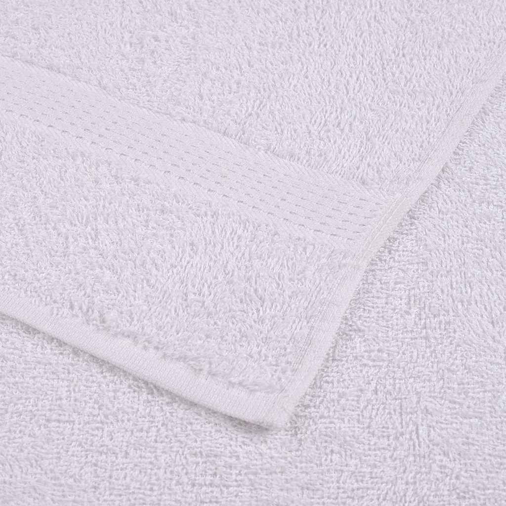 vidaXL Badetücher FROGN 25 Stk. Weiß 100x150 cm 360 g/m²