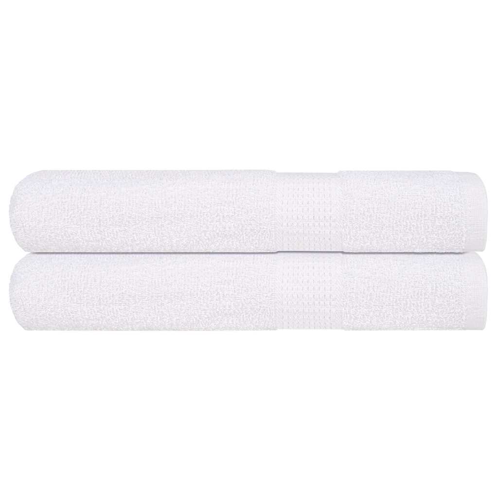 vidaXL Saunatücher FROGN 2 Stk. Weiß 80x200 cm 360 g/m²