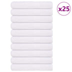 vidaXL Saunatücher FROGN 25 Stk. Weiß 80x200 cm 360 g/m²