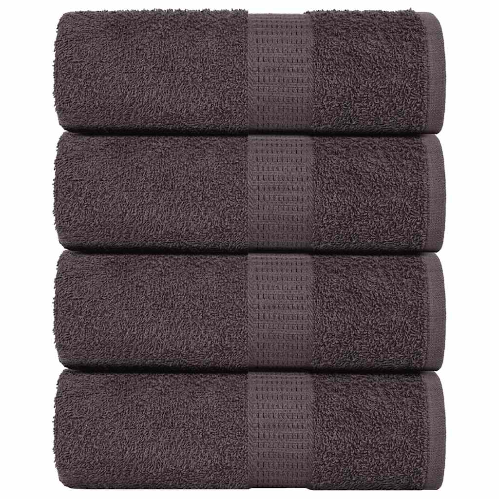 vidaXL Waschlappen FROGN 4 Stk. Weiß 15x21 cm 360 g/m²