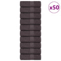 vidaXL Waschlappen FROGN 50 Stk. Anthrazit 15x21 cm 360 g/m²