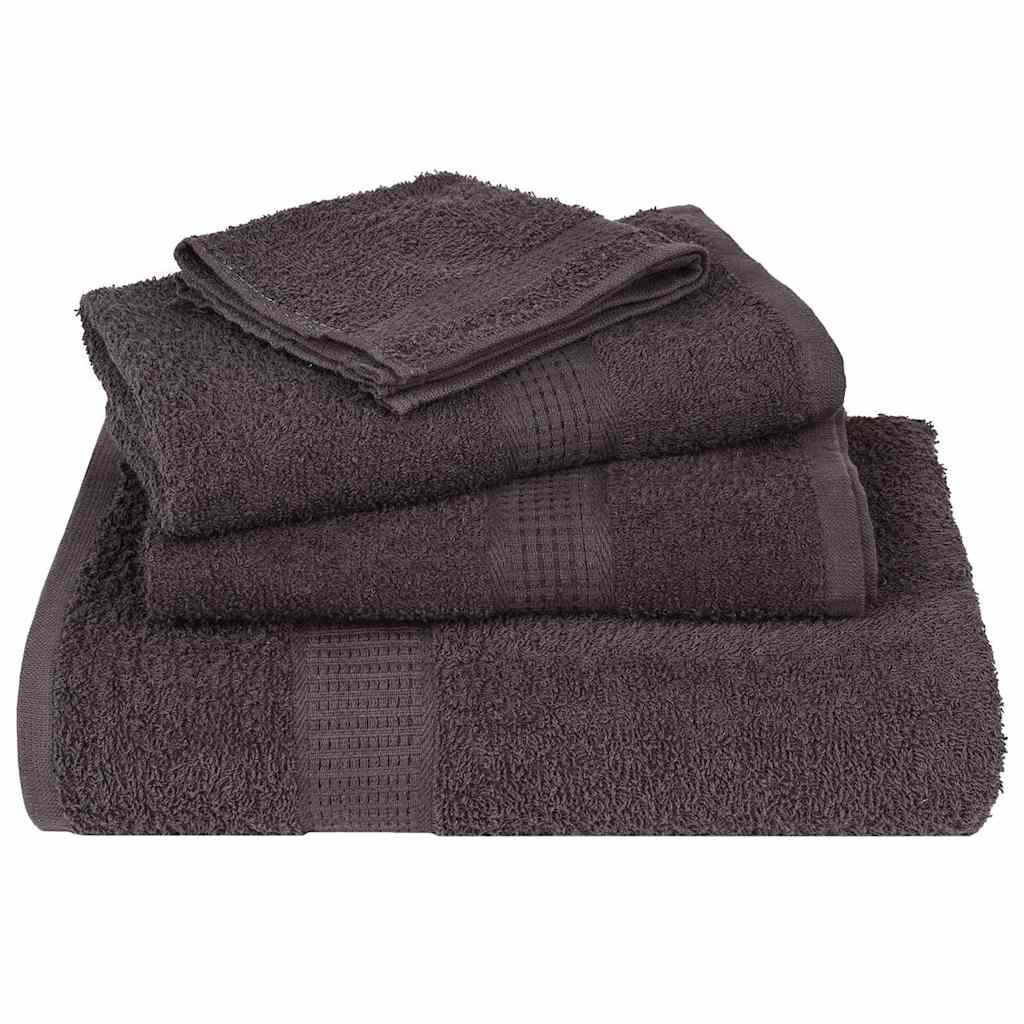 vidaXL Waschlappen FROGN 50 Stk. Anthrazit 15x21 cm 360 g/m²