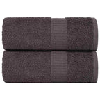 vidaXL Waschtücher FROGN 2 Stk. Anthrazit 30x30 cm 360 g/m²