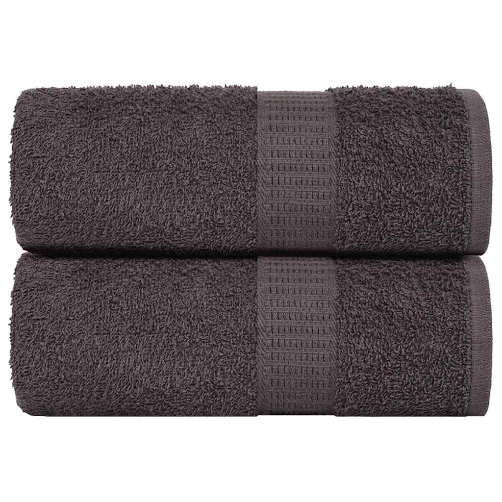 vidaXL Waschtücher FROGN 2 Stk. Anthrazit 30x30 cm 360 g/m²