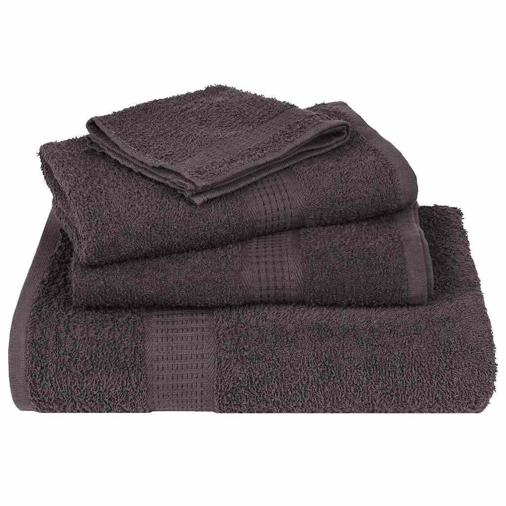 vidaXL Waschtücher FROGN 2 Stk. Anthrazit 30x30 cm 360 g/m²