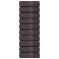 vidaXL Gästetücher FROGN 10 Stk. Anthrazit 30x50 cm 360 g/m²