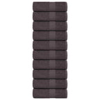 vidaXL Gästetücher FROGN 10 Stk. Anthrazit 30x50 cm 360 g/m²