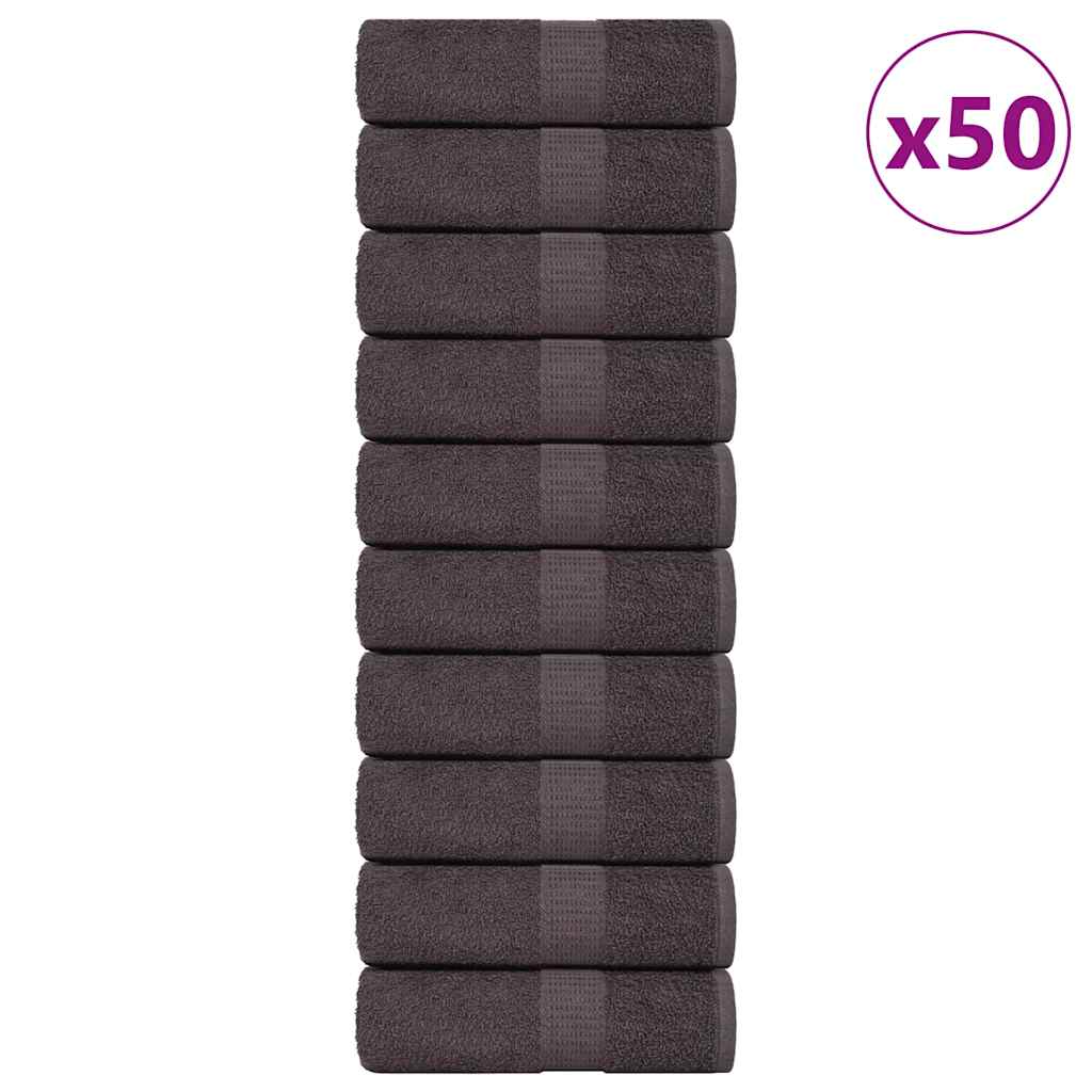 vidaXL Gästetücher FROGN 50 Stk. Weiß 30x50 cm 360 g/m²