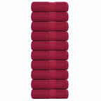 vidaXL Waschtücher FROGN 10 Stk. Bordeaux 30x30 cm 360 g/m²