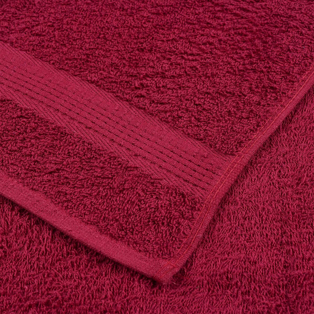 vidaXL Waschtücher FROGN 10 Stk. Bordeaux 30x30 cm 360 g/m²